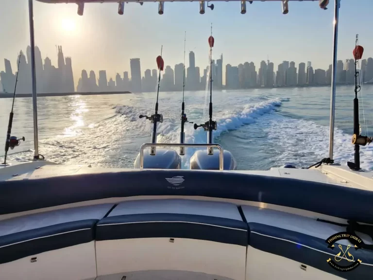Gallery 6 Fishing Boat cruising the waters of Dubai.